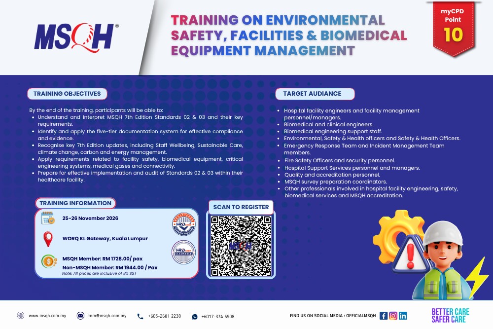 09-09-2026 Banner (Mobile) - Training on Environmental Safety, Facilities & Biomedical Equipment Management