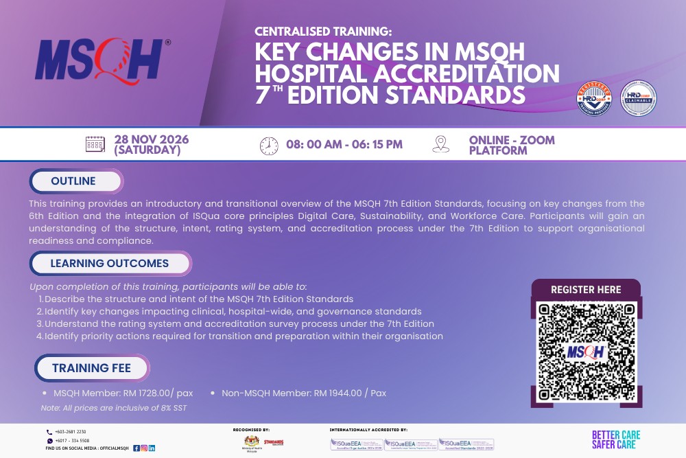 Banner (Mobile) - Key Changes in MSQH Hospital Accreditation 7 Edition Standards